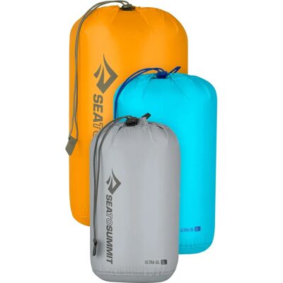 Sea to Summit Ultra-Sil Mehrfarbige Stuff Sack Set 3, 5, 8L Wasserabweisender Stoff Sea to Summit Ultra-Sil Mehrfarbige Stuff Sack Set 3, 5, 8L Wasserabweisender Stoff