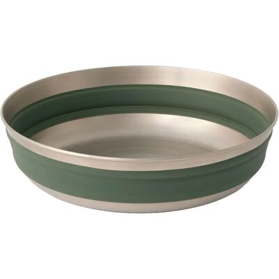 Sea to Summit Detour Stainless Steel Collapsible Bowl - Large - Green Sea to Summit Detour Stainless Steel Collapsible Bowl - Large - Green