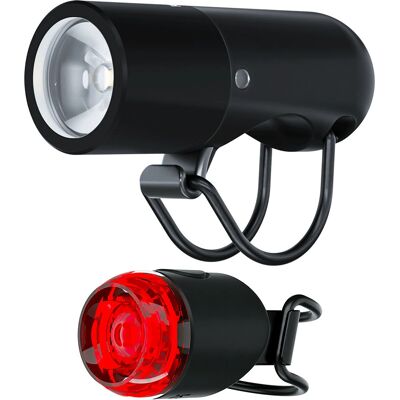Set de luces para bicicleta Knog Plugger Twin Pack - Negro Set de luces para bicicleta Knog Plugger Twin Pack - Negro