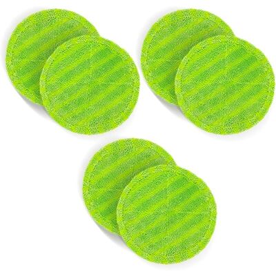 GOTRAYS - Hurricanes Floating Mop M30457 - 6-pack microfiber pads 16 cm - Mop replacement pads GOTRAYS - Hurricanes Floating Mop M30457 - 6-pack microfiber pads 16 cm - Mop replacement pads