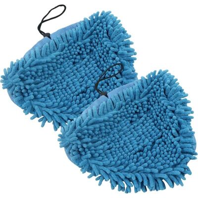 GOTRAYS - 2-Pack - Blue - 28x20cm - Mop Cloths GOTRAYS - 2-Pack - Blue - 28x20cm - Mop Cloths
