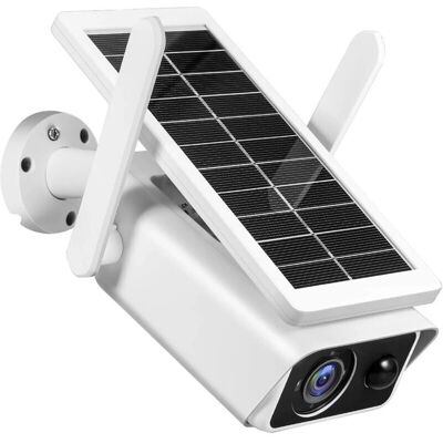 GOTRAYS - SolarCam - 1080P - IP66 - Cámara de seguridad GOTRAYS - SolarCam - 1080P - IP66 - Cámara de seguridad