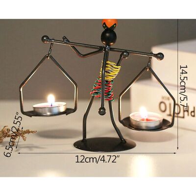 GOTRAYS - LRCD008 - Negro - Candelabro GOTRAYS - LRCD008 - Negro - Candelabro