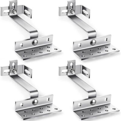 GOTRAYS - Soportes de Tejado PV A2 - Acero Inox A2 - Ajustable 3 Vías - Montaje Solar GOTRAYS - Soportes de Tejado PV A2 - Acero Inox A2 - Ajustable 3 Vías - Montaje Solar