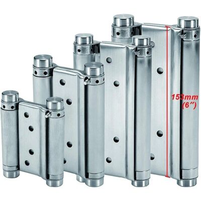 Generic - 153mm Acero inoxidable doble actuación - Auto-Cierre - Puertas - Bisagra Generic - 153mm Acero inoxidable doble actuación - Auto-Cierre - Puertas - Bisagra