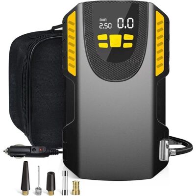 Generic - Inflador de neumáticos digital 12V - Pantalla LCD - Compresor de aire Generic - Inflador de neumáticos digital 12V - Pantalla LCD - Compresor de aire