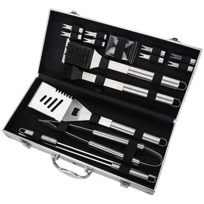 Unbranded - Juego de Barbacoa de 16 piezas - Utensilios para barbacoa Unbranded - Juego de Barbacoa de 16 piezas - Utensilios para barbacoa