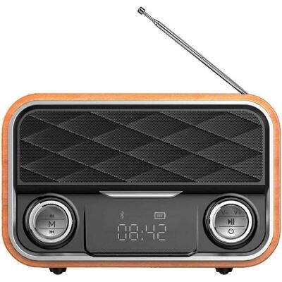 Generic - RadioRetroBT - Retro - AUX/FM - Bluetooth speaker Generic - RadioRetroBT - Retro - AUX/FM - Bluetooth speaker