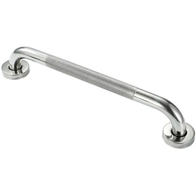 Sin marca 304 Acero inoxidable Barra de baño con mango ranurado antideslizante Sin marca 304 Acero inoxidable Barra de baño con mango ranurado antideslizante