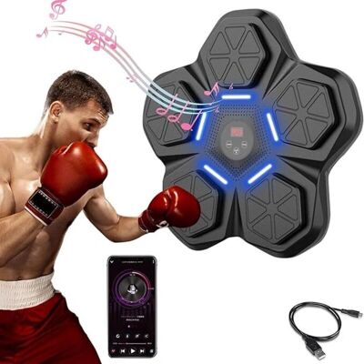 Generic - BQ-Music - Bluetooth - LED - Máquina de Boxeo Generic - BQ-Music - Bluetooth - LED - Máquina de Boxeo