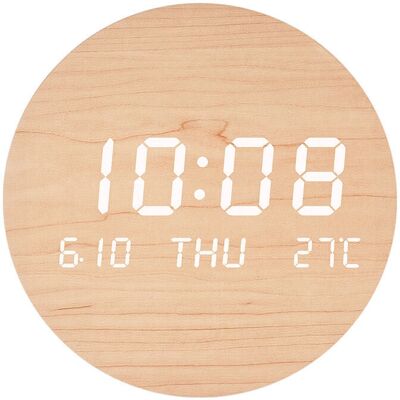 GOTRAYS - G201 - Wood Finish - LED - Wall Clock GOTRAYS - G201 - Wood Finish - LED - Wall Clock