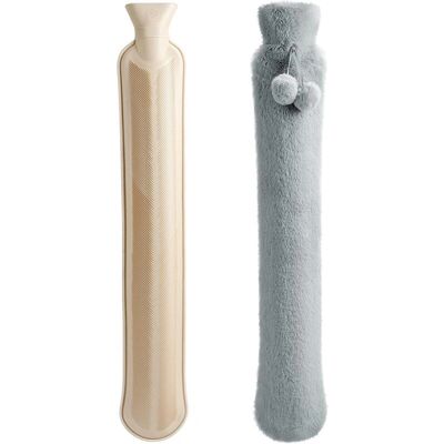 GOTRAYS - Hot Water Bottle - 2L - Fur Cover GOTRAYS - Hot Water Bottle - 2L - Fur Cover