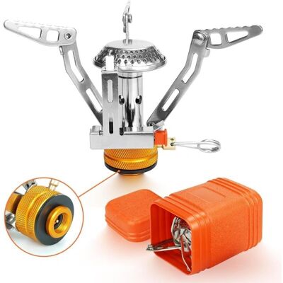 GOTRAYS - Fornello a gas da campeggio - 3000W - Gas stove GOTRAYS - Fornello a gas da campeggio - 3000W - Gas stove
