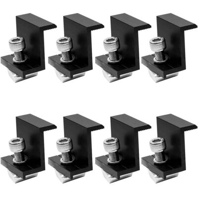 GOTRAYS - Side Crimp Plate 30mm - Negro - Accesorio de montaje GOTRAYS - Side Crimp Plate 30mm - Negro - Accesorio de montaje