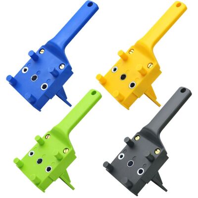 GOTRAYS - 4-piece - ABS plastic - for woodworking - Hole Locator GOTRAYS - 4-piece - ABS plastic - for woodworking - Hole Locator