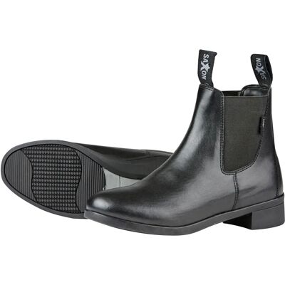 Saxon Syntovia Jodhpur Stiefel - Kind - Schwarz - UK 2 Saxon Syntovia Jodhpur Stiefel - Kind - Schwarz - UK 2