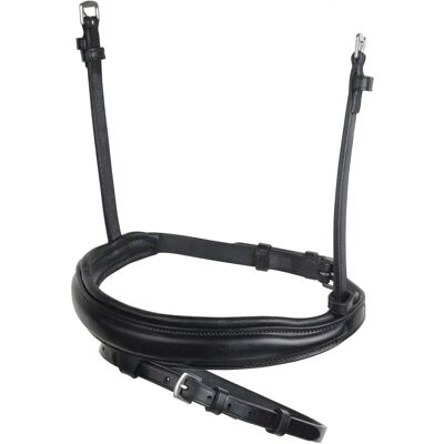 Collegiate Mono Crown Flash Nasenband - Schwarz - Cob Collegiate Mono Crown Flash Nasenband - Schwarz - Cob