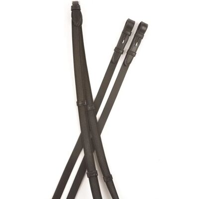 Collegiate Suregrip Zügel IV - Schwarz - 54" Pferdezügel Collegiate Suregrip Zügel IV - Schwarz - 54" Pferdezügel