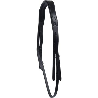 Weatherbeeta Collegiate Mono Crown Kopfbedeckung - Schwarz Weatherbeeta Collegiate Mono Crown Kopfbedeckung - Schwarz