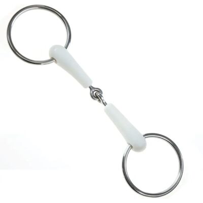 Korsteel Flexi Gelenk-Stallring-Kandare - 4,5" Korsteel Flexi Gelenk-Stallring-Kandare - 4,5"