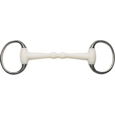 Korsteel Flexi Mullen Mund Eggbutt Gebiss - 4,5 Zoll Korsteel Flexi Mullen Mund Eggbutt Gebiss - 4,5 Zoll