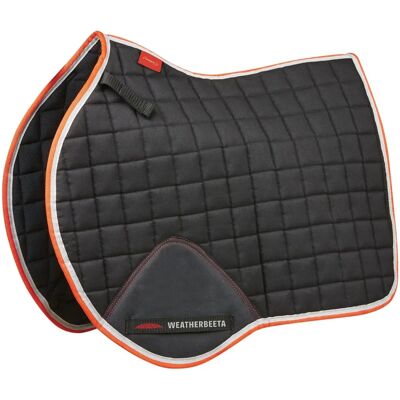 WeatherBeeta Pony Sattelpad - Allzweckschabracke Schwarz/Silber/Rot WeatherBeeta Pony Sattelpad - Allzweckschabracke Schwarz/Silber/Rot