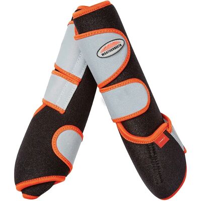 Weatherbeeta Therapy-Tec Sports Boots - Schwarz/Silber/Rot - Cob Weatherbeeta Therapy-Tec Sports Boots - Schwarz/Silber/Rot - Cob