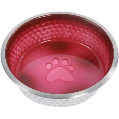 Weatherbeeta Rutschfester Edelstahl Hundenapf - Magenta - 23cm Weatherbeeta Rutschfester Edelstahl Hundenapf - Magenta - 23cm