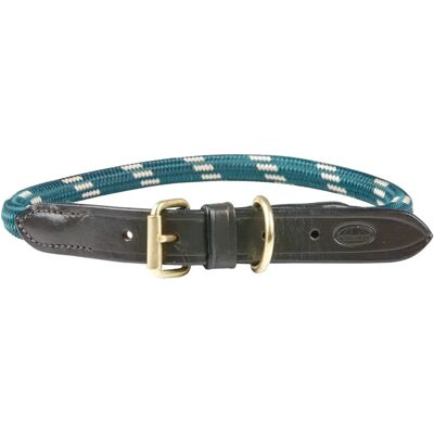 Weatherbeeta Leder Seil Hundehalsband - Hunter Green - Large - Hundehalsband Weatherbeeta Leder Seil Hundehalsband - Hunter Green - Large - Hundehalsband