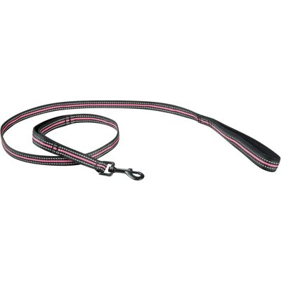 Laisse pour chien réfléchissante Weatherbeeta Medium Rose/Noir - Laisse pour chien Laisse pour chien réfléchissante Weatherbeeta Medium Rose/Noir - Laisse pour chien