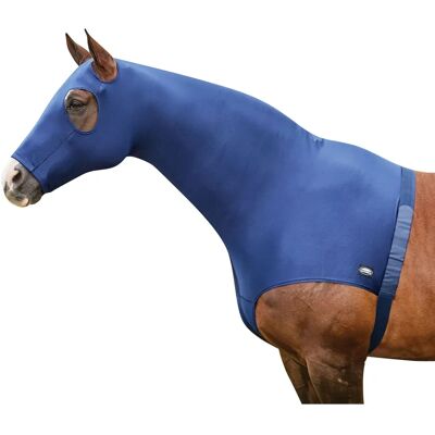 Weatherbeeta Cob Navy Stretch Hood - Capuche pour cheval - Publicité Weatherbeeta Cob Navy Stretch Hood - Capuche pour cheval - Publicité