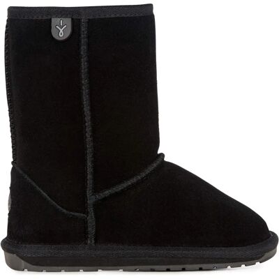 EMU Australia Wallaby Lo Teens - Schwarz - Langlebige Wildleder Schuhe - Schuhe EMU Australia Wallaby Lo Teens - Schwarz - Langlebige Wildleder Schuhe - Schuhe