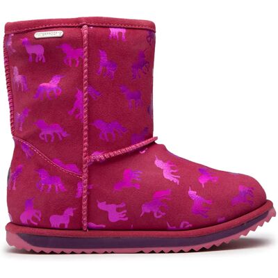 Emu Australia Rainbow Unicorn Brumby Bambino - Ciemnoróżowy - Dziecięce kalosze Emu Australia Rainbow Unicorn Brumby Bambino - Ciemnoróżowy - Dziecięce kalosze