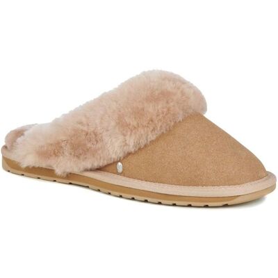 EMU Australia Jolie Camel Hausschuhe - Damen Indoor Outdoor Schuhe EMU Australia Jolie Camel Hausschuhe - Damen Indoor Outdoor Schuhe