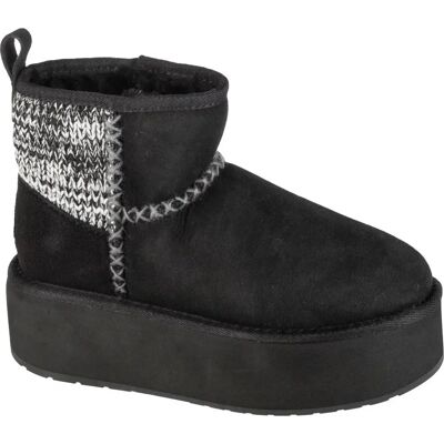 EMU Australia Schwarze Strick Plattform Winterstiefel - Winter Boots EMU Australia Schwarze Strick Plattform Winterstiefel - Winter Boots