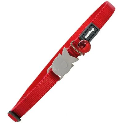 Collier pour Chat Réglable Red Dingo - Respectueux de la Faune Rouge - Publicité Collier pour Chat Réglable Red Dingo - Respectueux de la Faune Rouge - Publicité