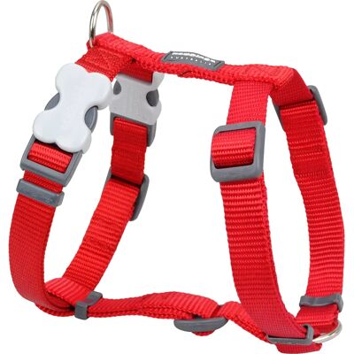 Red Dingo Klassischer Roter Hundegeschirr - Verstellbar & Bequem - 12mm Red Dingo Klassischer Roter Hundegeschirr - Verstellbar & Bequem - 12mm