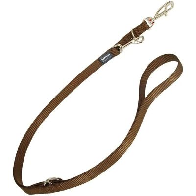 Red Dingo Dog Lead Brown - Adjustable 2.5x200cm - Dog Lead Red Dingo Dog Lead Brown - Adjustable 2.5x200cm - Dog Lead