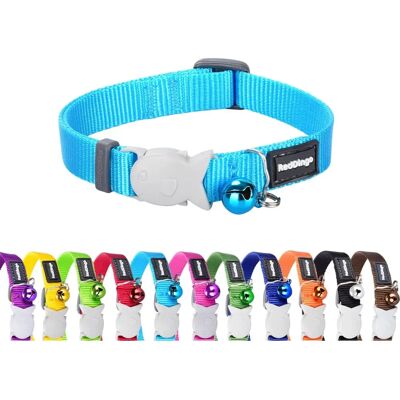 Collier Chat Turquoise Réglable Red Dingo - Protection Faune Sauvage - Publicité Collier Chat Turquoise Réglable Red Dingo - Protection Faune Sauvage - Publicité
