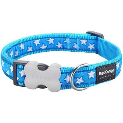 Collare per cani Stella Turchese Red Dingo - Bucklebone & 20mm Collare per cani Stella Turchese Red Dingo - Bucklebone & 20mm
