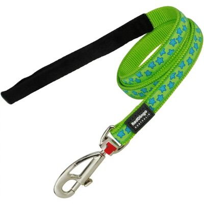 Red Dingo Dog Lead - Stars Green - 1.5m - Dog Lead Red Dingo Dog Lead - Stars Green - 1.5m - Dog Lead