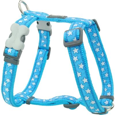 Red Dingo Style Étoile Turquoise Blanc 37-61 cm - Harnais pour Chien - Publicité Red Dingo Style Étoile Turquoise Blanc 37-61 cm - Harnais pour Chien - Publicité