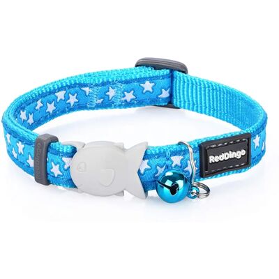 Red Dingo Turquoise Cat Collar with Star Design - Cat Collar Red Dingo Turquoise Cat Collar with Star Design - Cat Collar