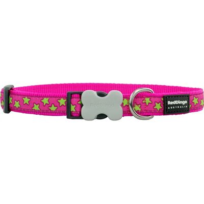Collier pour chien Red Dingo - Étoiles Lime Rose - Collier Collier pour chien Red Dingo - Étoiles Lime Rose - Collier