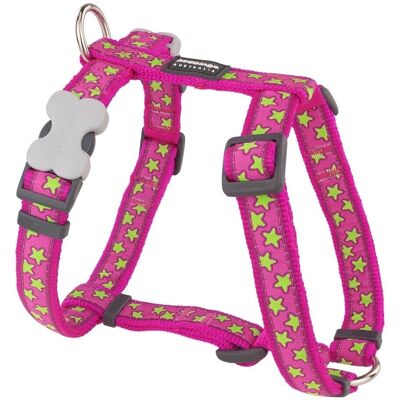 Red Dingo Hundegeschirr Lime auf Hot Pink - 36-54cm Brust, 30-48cm Hals Red Dingo Hundegeschirr Lime auf Hot Pink - 36-54cm Brust, 30-48cm Hals