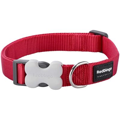 Red Dingo Bucklebone Hundehalsband - Rot - 20mm Red Dingo Bucklebone Hundehalsband - Rot - 20mm