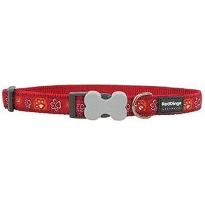 Red Dingo Animal Footprint Dog Collar - Dog collar Red Dingo Animal Footprint Dog Collar - Dog collar