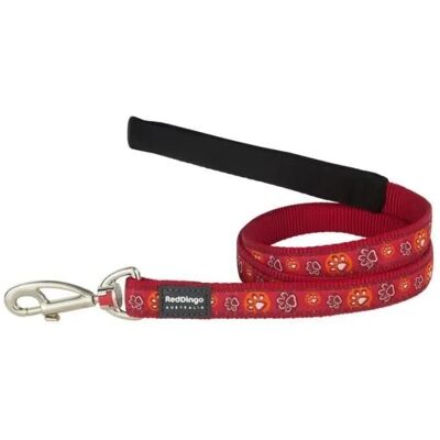Laisse pour Chien Red Dingo - 120cm, Rouge, Empreintes d'Animaux - Laisse pour Chien - Publicité Laisse pour Chien Red Dingo - 120cm, Rouge, Empreintes d'Animaux - Laisse pour Chien - Publicité