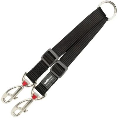 Red Dingo Adjustable 2-Dog Lead Coupling - Black Red Dingo Adjustable 2-Dog Lead Coupling - Black