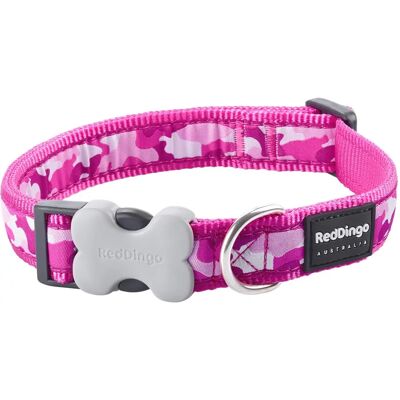 Collare per cani Camouflage Red Dingo - Fucsia - 20mm Collare per cani Camouflage Red Dingo - Fucsia - 20mm
